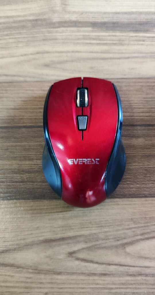 Everest Sm-245r Nano Optik Kırmızı/Siyah Kablosuz Mouse - 8