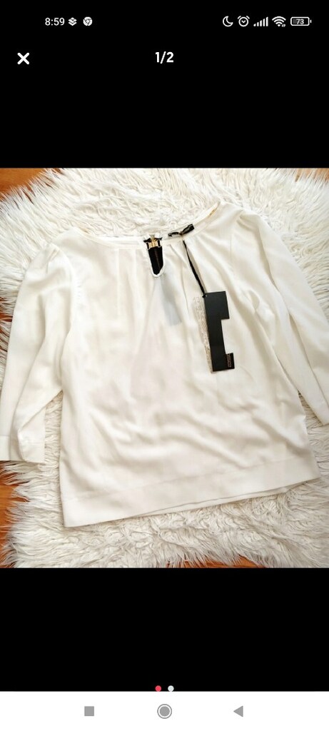 MERTER İHRACAT LİLA ROSE CROP BLUZ zara koton mango - 3