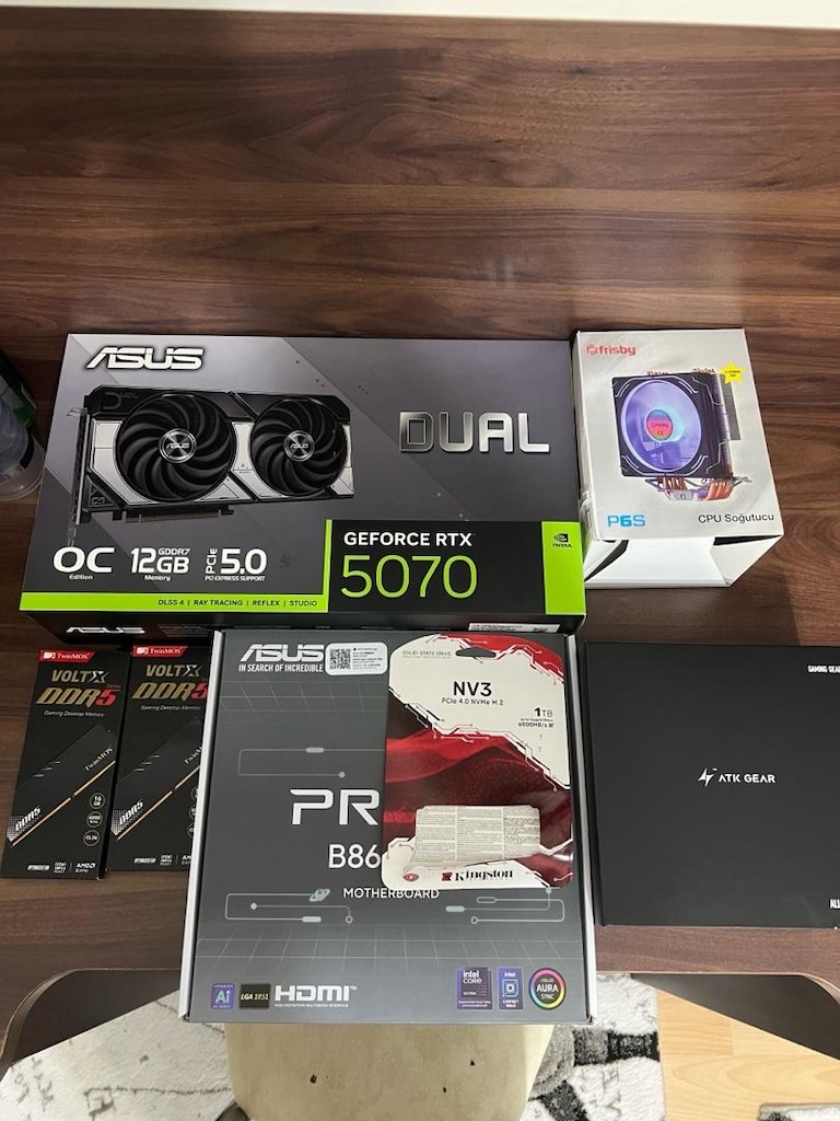 RTX 5070 | Ultra 5 250KF | 32 GB DDR5 | 240 Hz Monitör | Full Set - 3