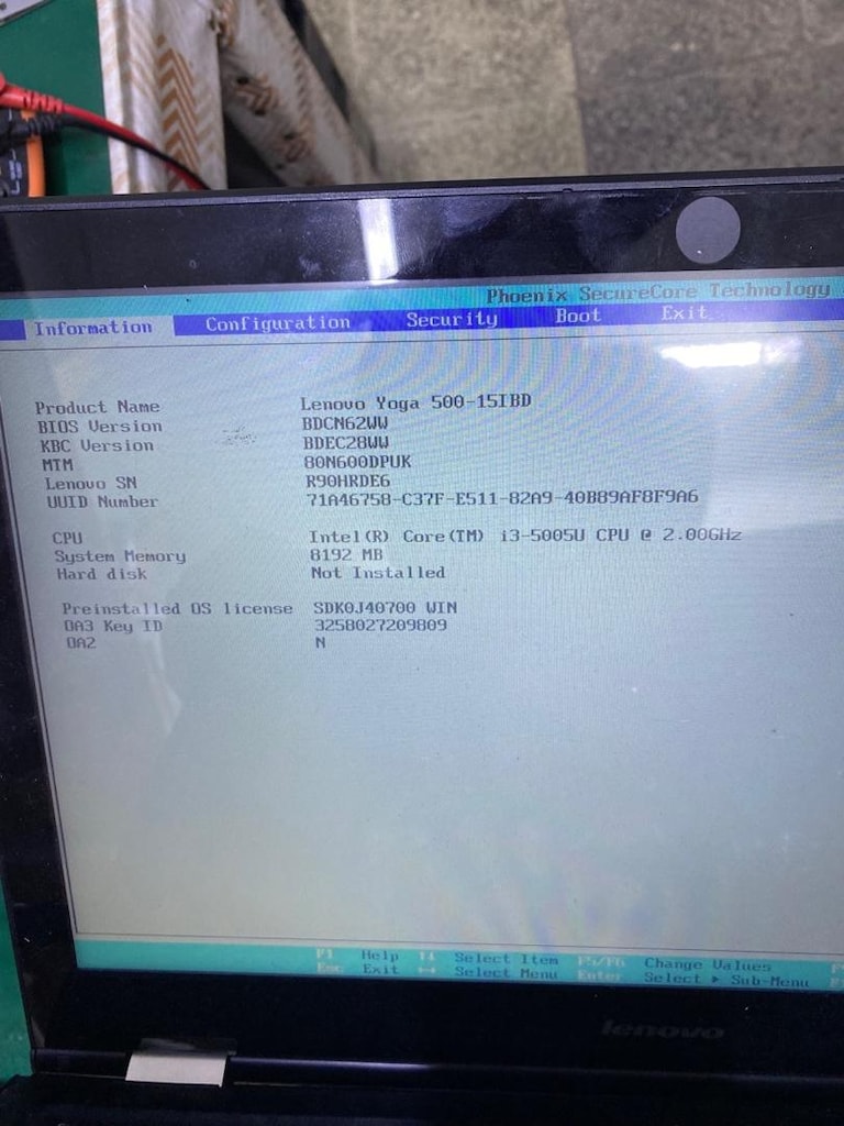 LENOVO 500-15IBD DOKUNMATİK EKRAN SET - 3
