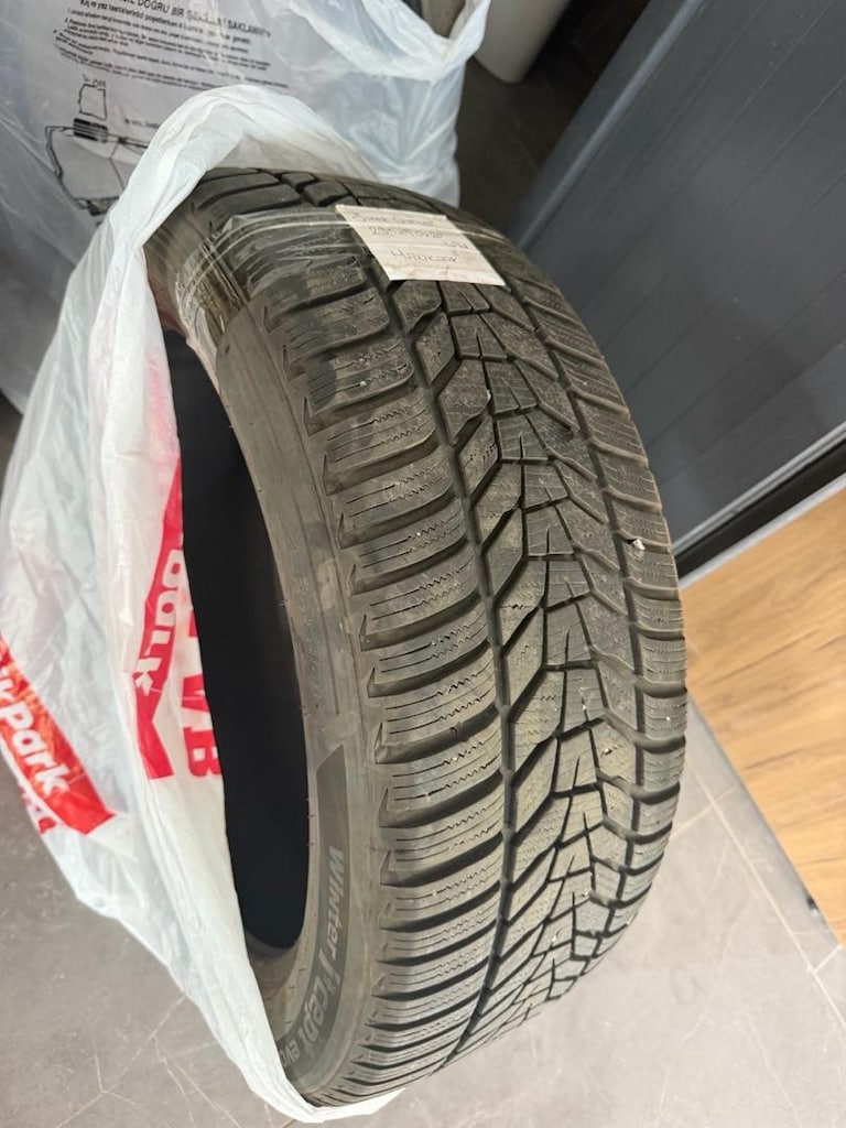 235 50 20 hankok kış lastik ( bir sezon kullanıldı ) - 6