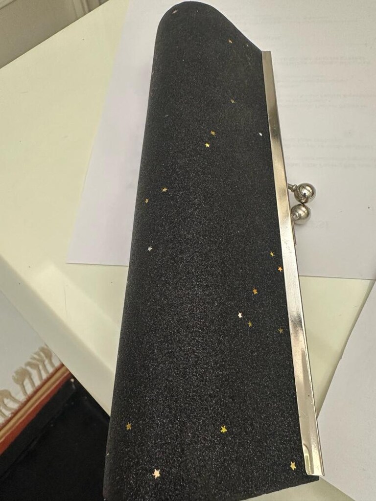 Abiye çanta 26 cm 8 cm hiç kullanılmamış zincir takma yeri var - 8