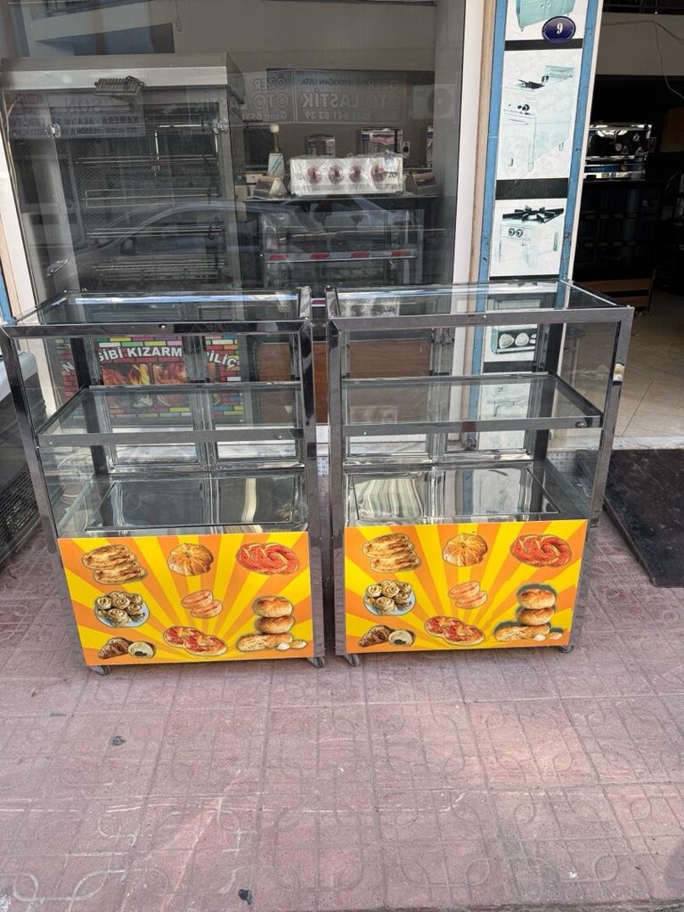börek tezgahı seyyar börek arabası börek poğaça tezgahı - 2