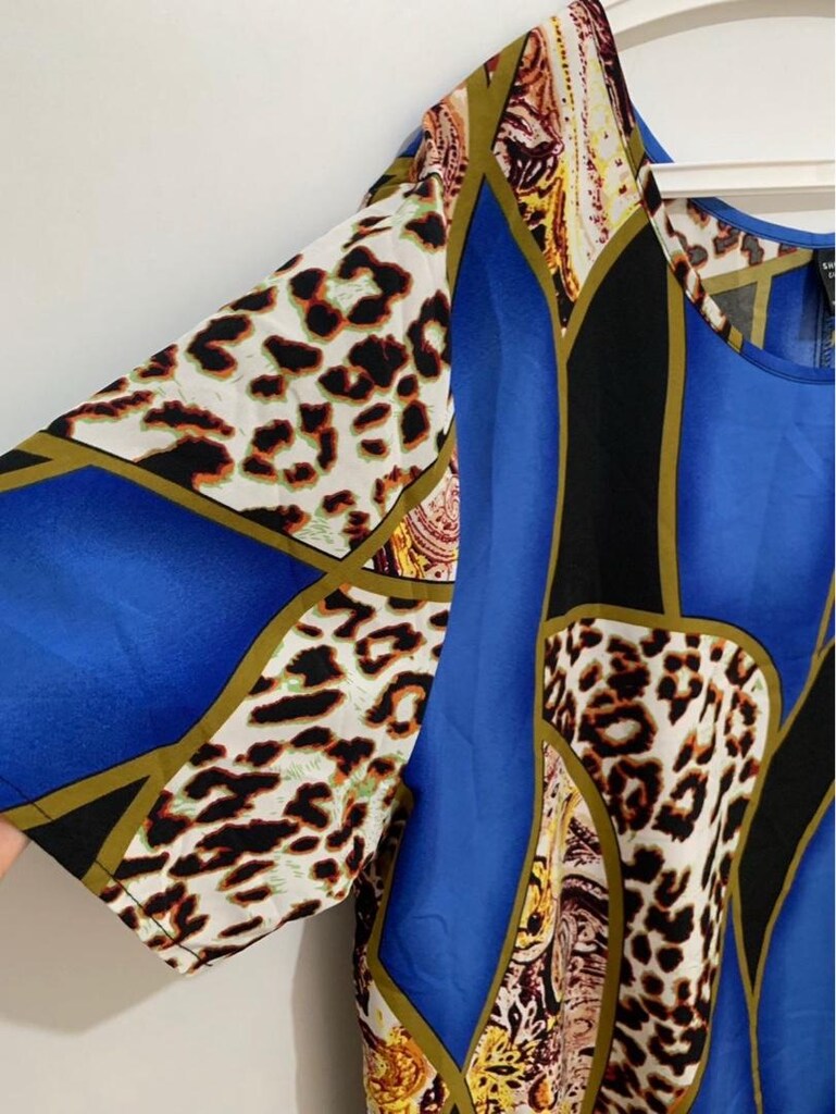 Shein 2XL-3XL uyumlu leopar elbise - 3
