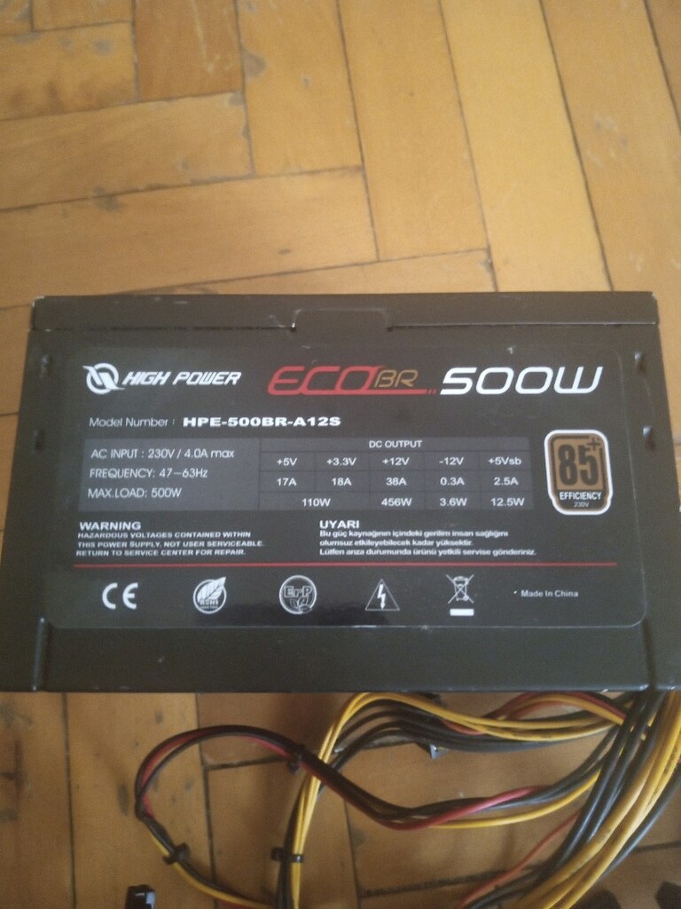 HİGH POWER ECOBR 500 WAT 85+ SORUNSUZ - 2