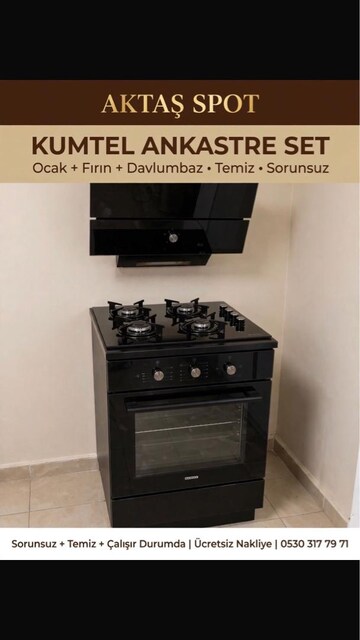 Kumtel ankastre set Ocak fırın davlumbaz uygun fiyat