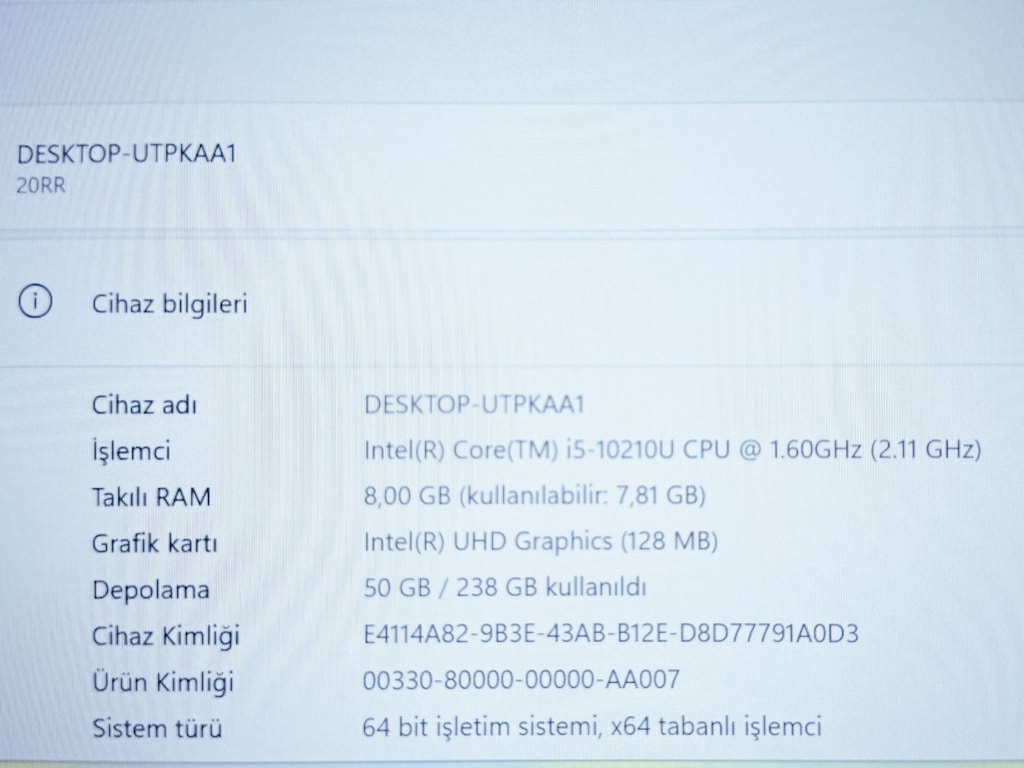 Lenovo ThinkBook 13s Premium Cihaz | IPS Ekran | Işıklı Klavye - 9