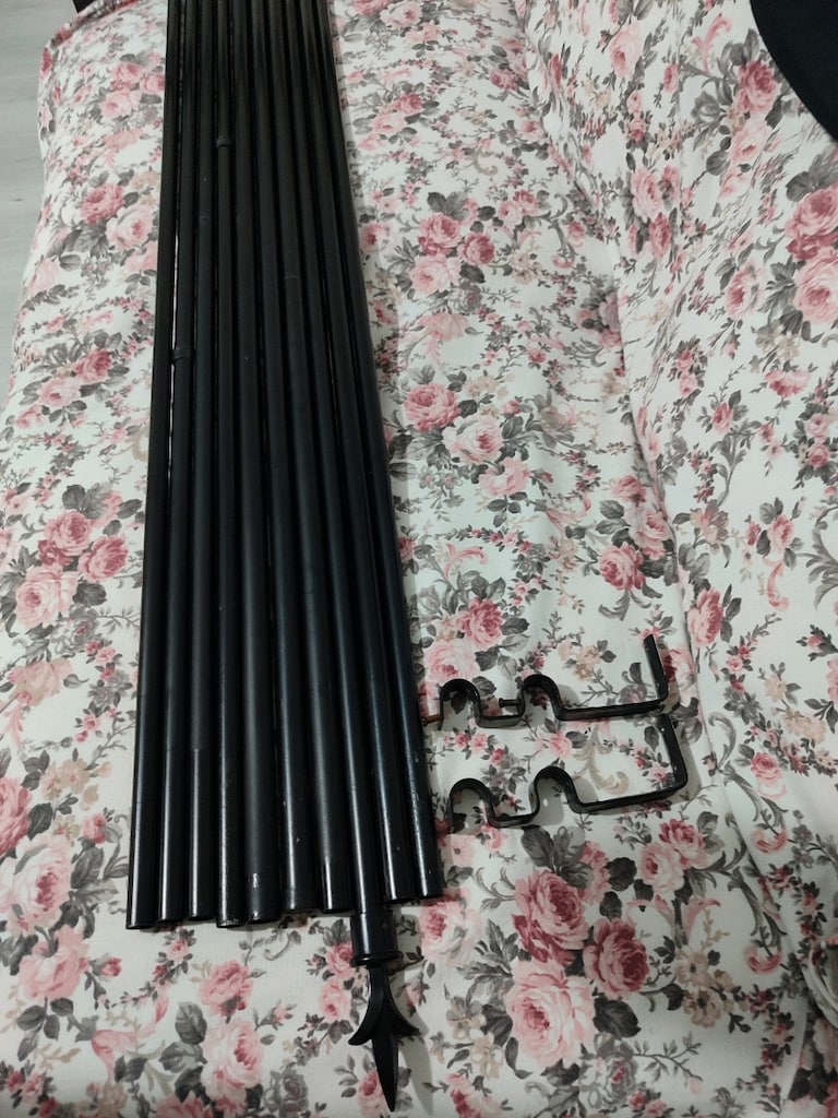 IKEA rustik perde demiri +çubuğu - 4