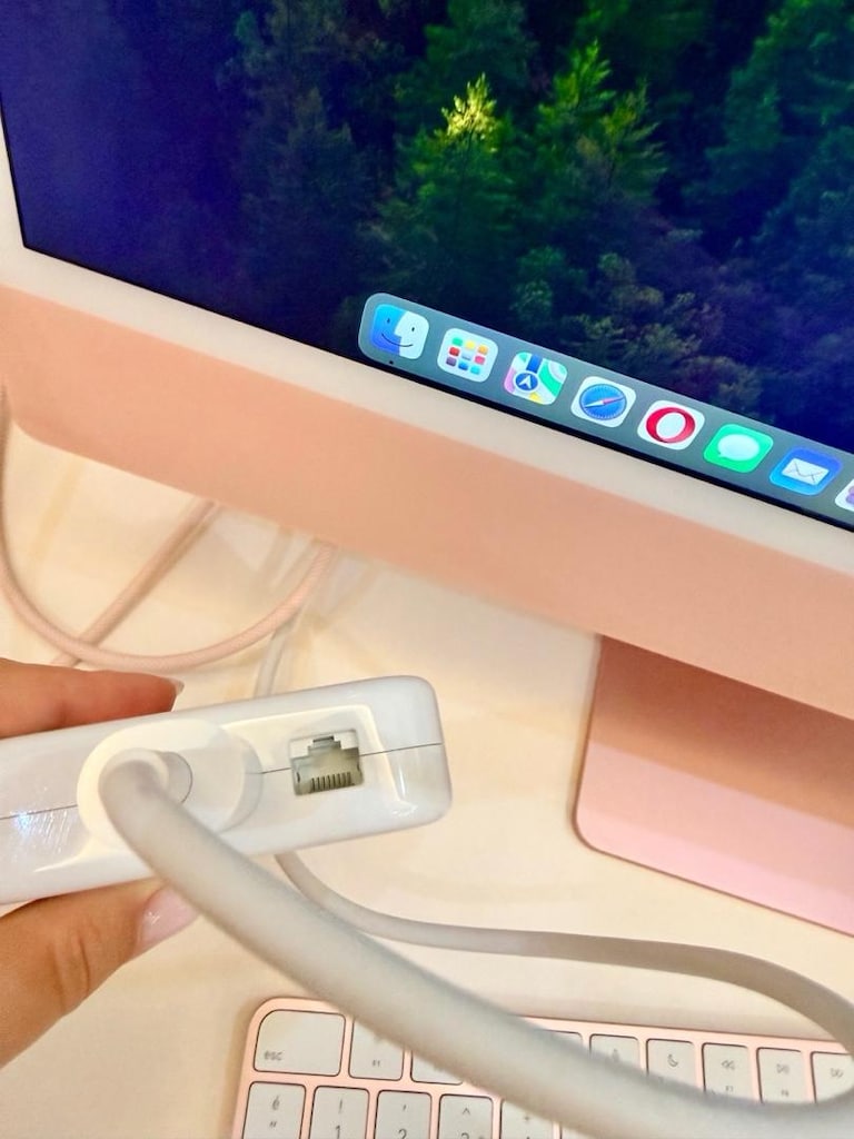 Apple iMac 24” M1 8GB 256GB Pembe – Kutulu, Tertemiz - 6