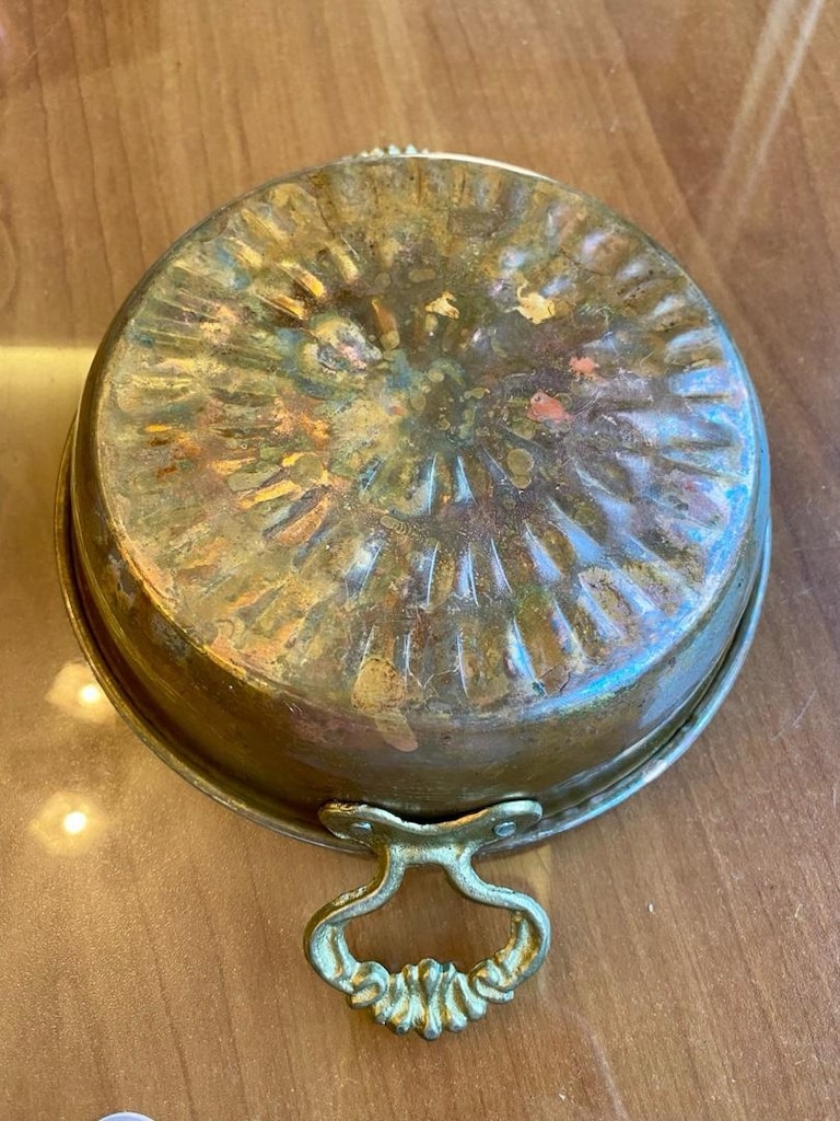 17 CM ÇAPINDA KALIN BAKIR TAVA - 4