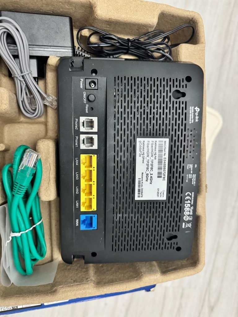 Tertemiz Hatasız Tp Link Fiber Modem ful Kutu - 3