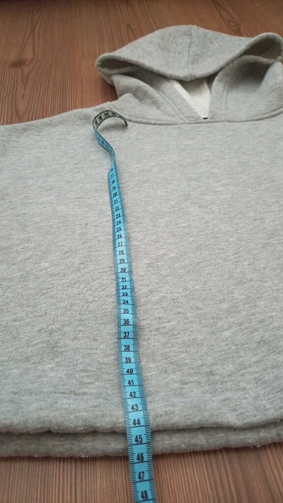 Gri Kapüşonlu Sweatshirt - 5