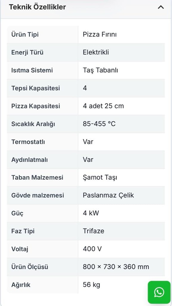 endüstüriyel taş tabanlı fırın - 5