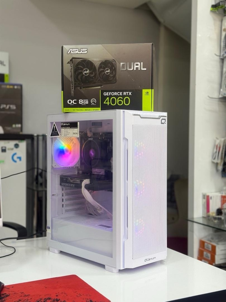 20 AY GARANTİLİ GAMİNG MASAÜSTÜ BİLGİSAYAR AMD RYZEN 5 ~ ASUS RTX 4060 - 9