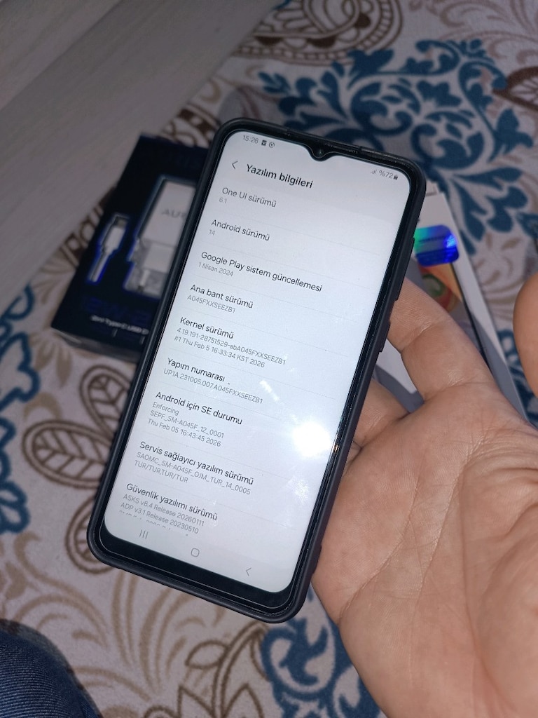 Samsung a04 128gb hafıza 4gb ram yurtiçi cihazı - 9