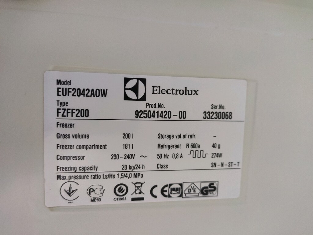 Electrolux 200LT No Frost Derin Dondurucu - 6 Çekmeceli - 4