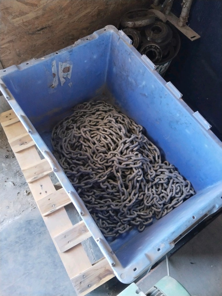 Sıcak Daldırma Galvaniz Sanayi Zinciri, Demir Zincir (10mm/18 metre) - 4
