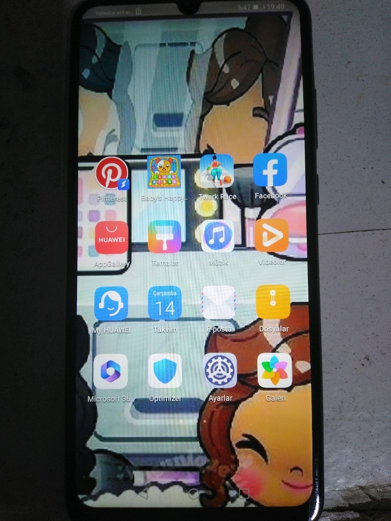 Huawei y6p 64gb hafıza 4gb rem çift simkart parmak izi aktif - 2