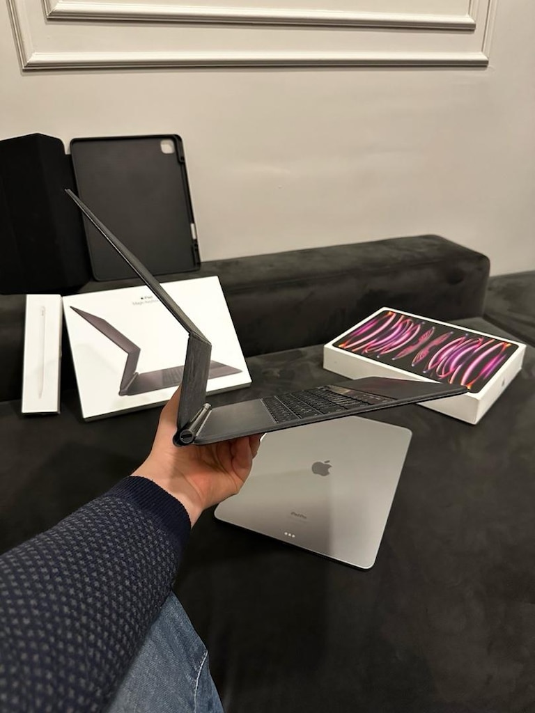 Apple iPad Pro 12.9 Magic Keyboard Orijinal 5./6. Nesil Kutulu - 2