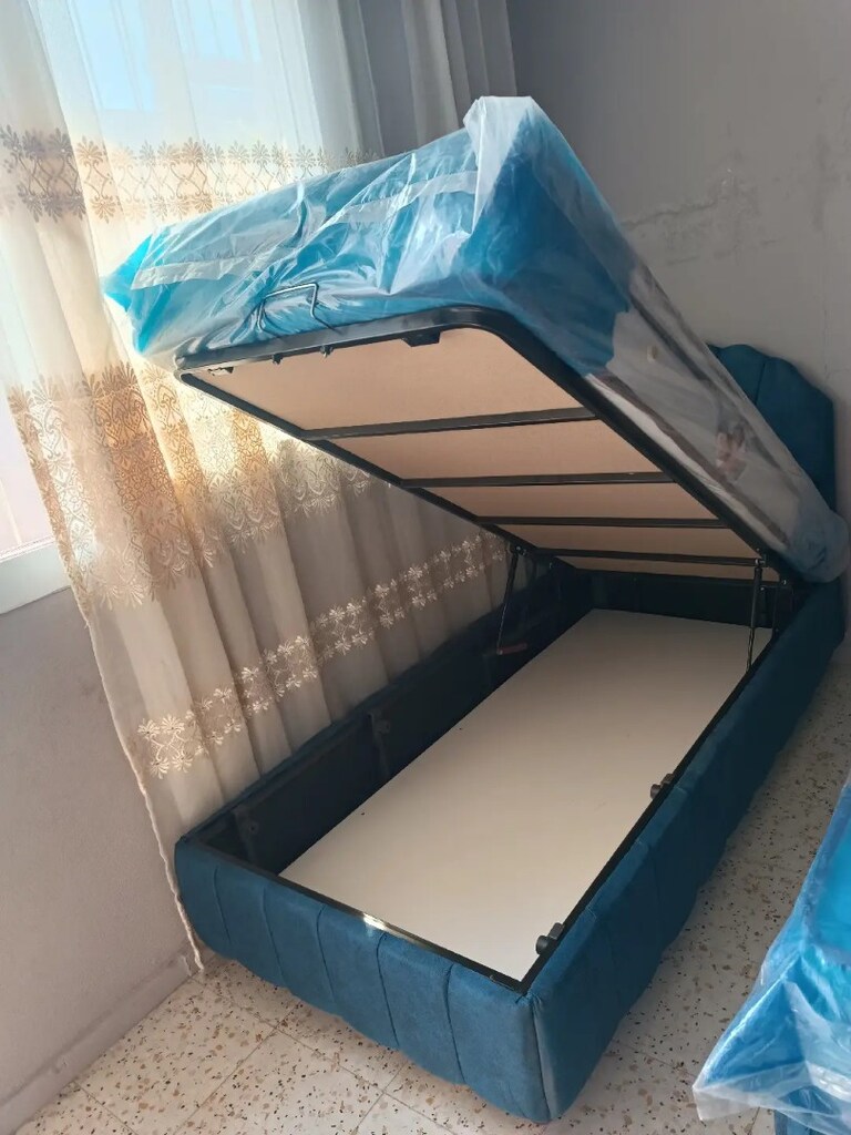 ultra lüks tek kişilik baza başlık yatak - 2