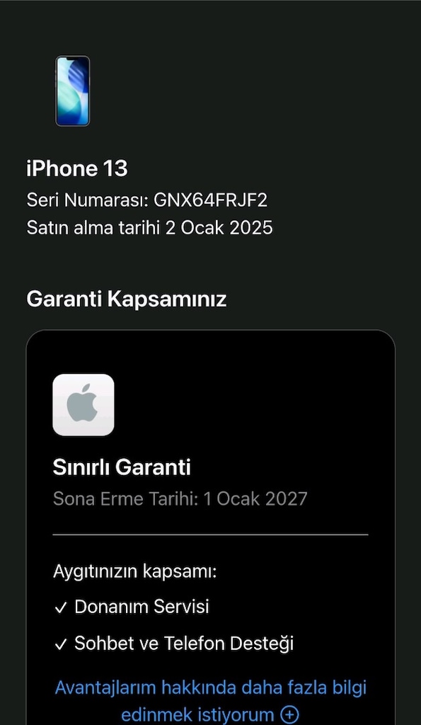 İPHONE 13 - 128 GB 6 AY GARANTİLİ ORJİNAL HATASIZ - 16