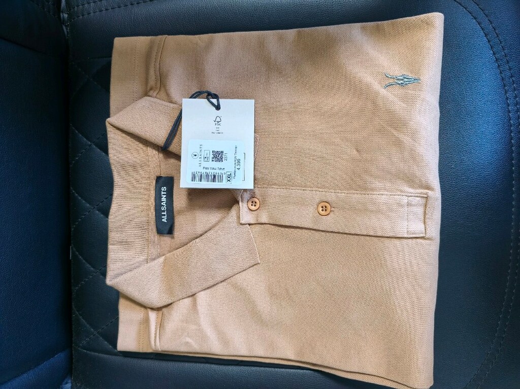 ORİJİNAL BEJ RENGİ XXL ALL SAINTS T-SHIRT! — görsel 3/4