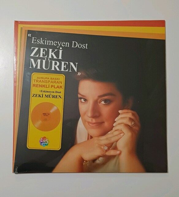 ZEKİ MÜREN ESKİMEYEN DOST (RENKLİ PLAK) SIFIR AMBALAJINDA LP PLAK