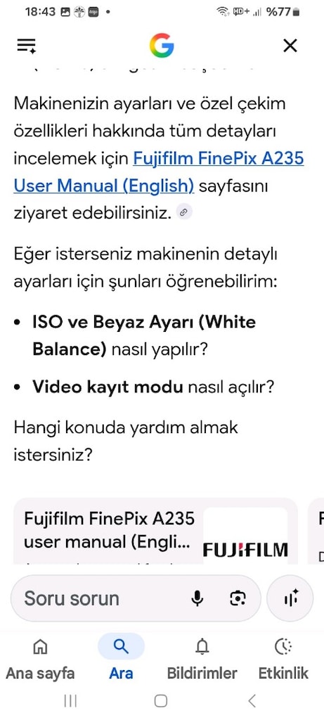 fujifilm a 235 fotoğraf çekme kamerasi resim çeker video kayıt eder - 7
