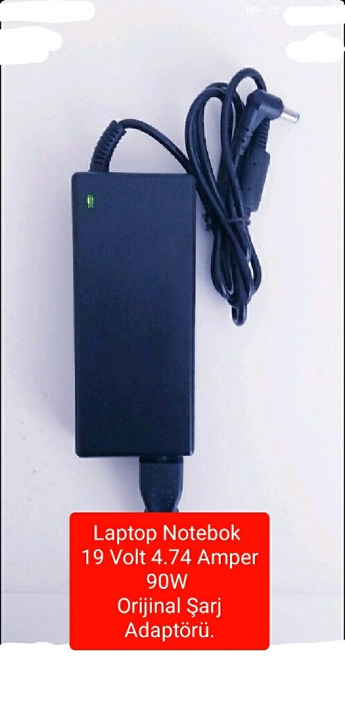 Laptop Notebak Orijinal Şarj Adaptörü 19 Volt 4.74 Amper 90Wat Sıfır. - 2