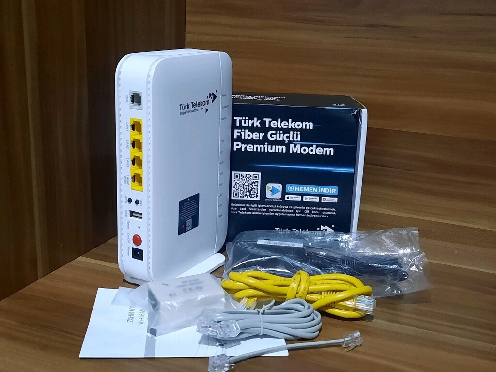 WİFİ 6 VDSL MODEM YENİ NESİL 5G VE 2.4G, ZTE, F713 - 3