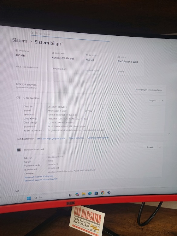 Ryzen 7 5700 16 512 rtx 4060ti Asus tuf - 4