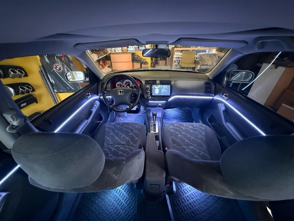 civic V TEC iç ambiyans 64 renk rgb animasyonlu - 6
