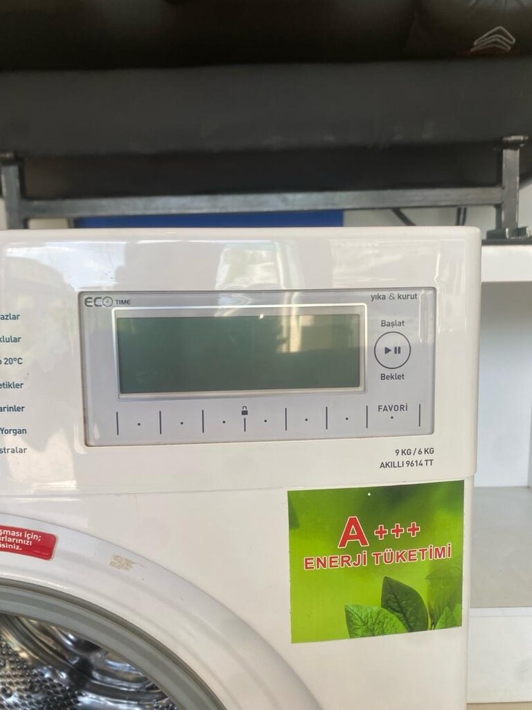 SIFIR AYARINDA GARANTİLİ KURUTMALI ÇAM AŞIR MAKİNESİ 9KG DİJİTALL - 7