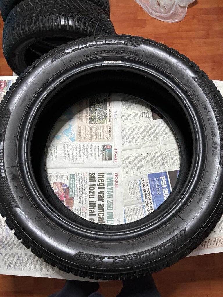 195/55R16 87 H LASSA SONWAYS 4 KIŞLIK LASTİK - 4