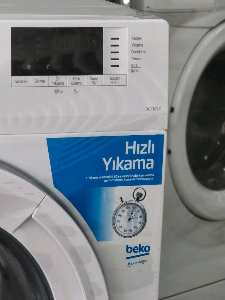 BEKO 7 KG A+++ YENİ MODEL ÇAMAŞIR MAKİNESİ Sıfır Ayarında - 4