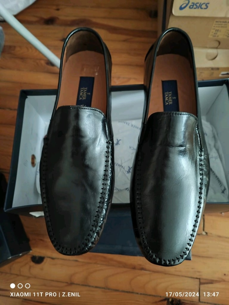 TAMER TANCA ERKEK DERİ LOAFER driving shoes AYAKKABI 44 SIFIR