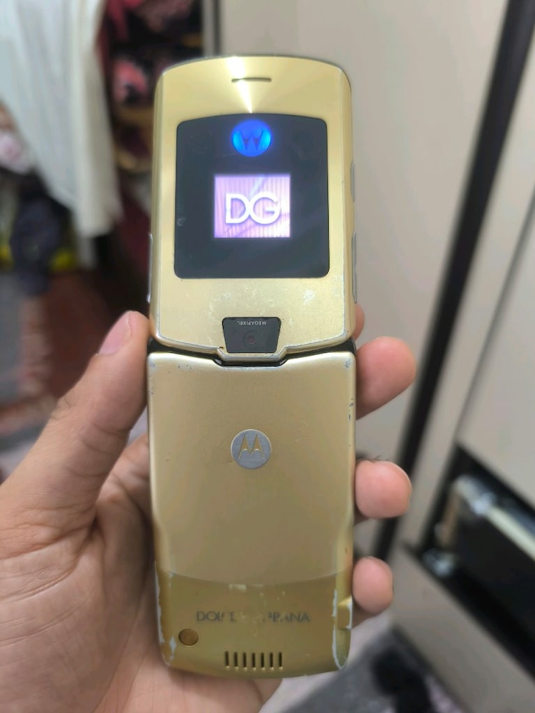 orj Motorola V3i dolce Gabbana özel seri çift ekranlı kapaklı kayıtlı - 2