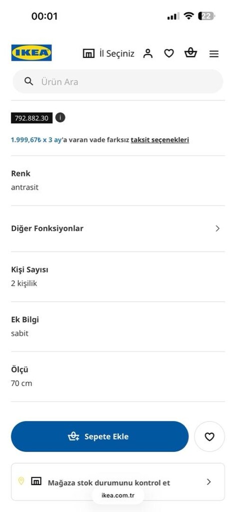 İkea Stensele masa tablası - 2