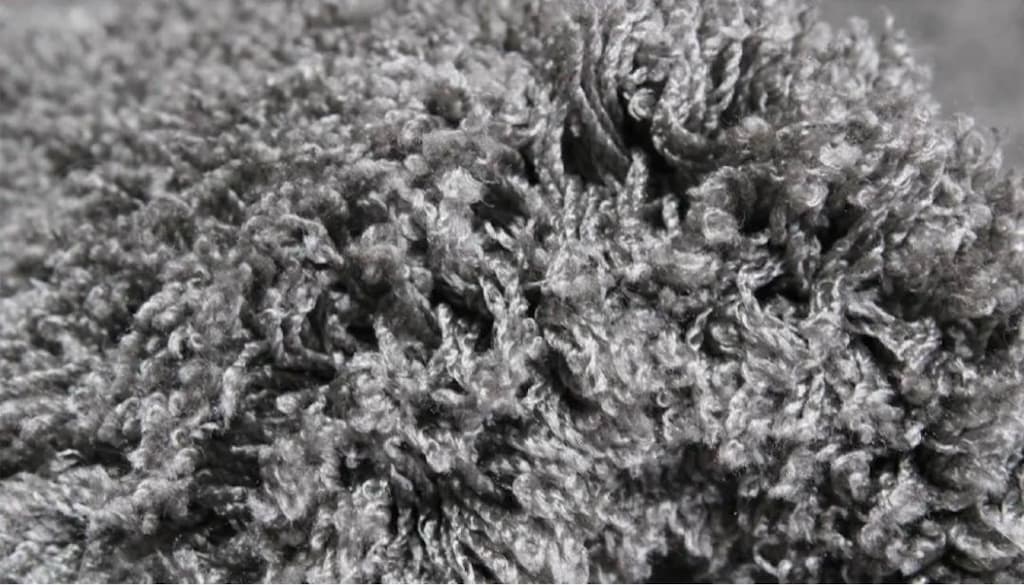 Orjinal Dark Grey Shagy Halı Microfiber - 5