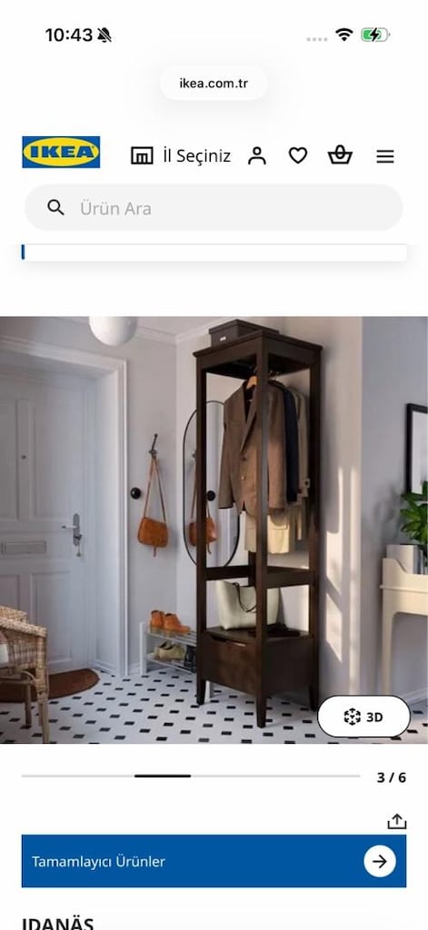 ikea idanas açık gardrop - 6
