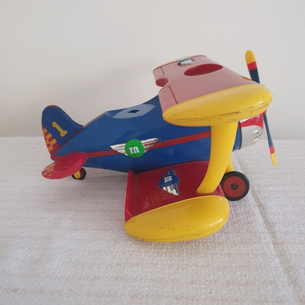 Kırmızı Sarı Uçak Figür Model Oyuncak - 2