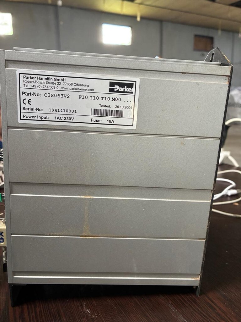 Parker compax3 1kw servo motor sürücü set - 8