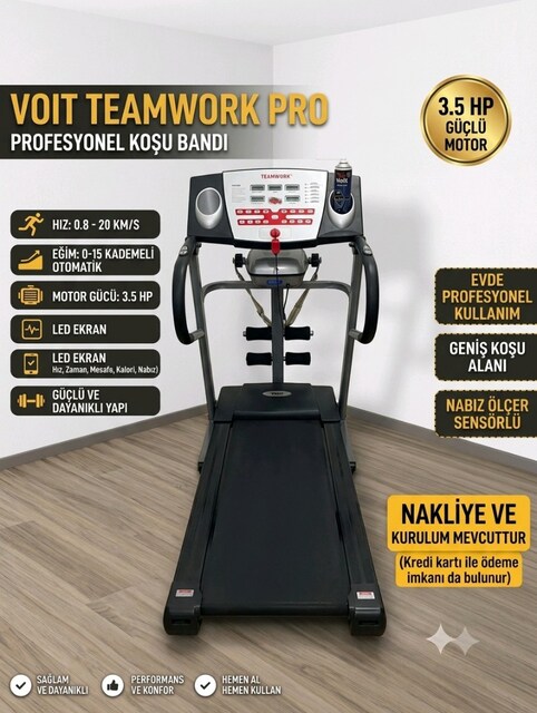 TEAMWORK MASAJ KEMERLİ MEKİK ÇEKME TWİSTER KOŞU BANDI