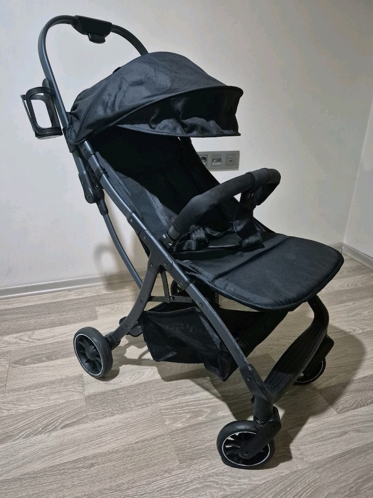 3de1 fiyata Bagi Compact Autofold Bebek Arabası - Siyah - 9