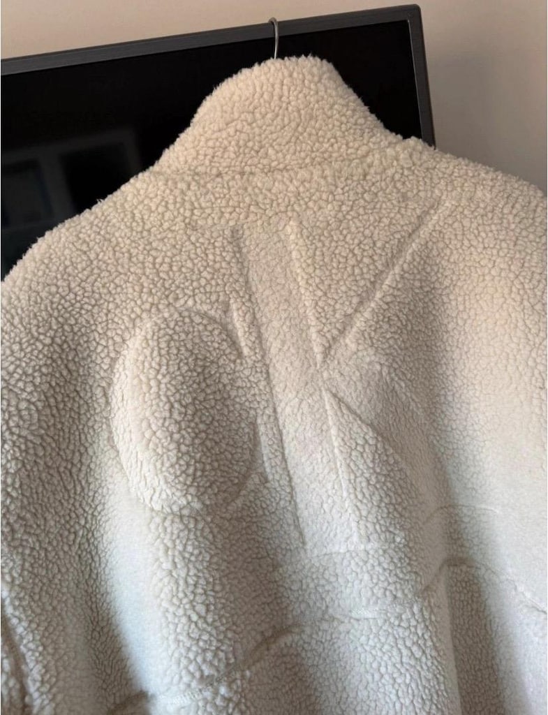 Orjinal Calvin Klein Oversize Sherpa Polar Ceket Mont - 3