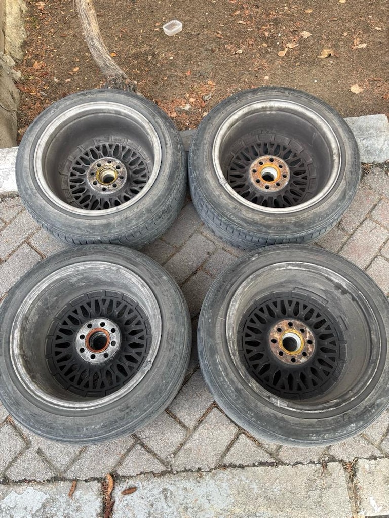 195 50 15 BBS jant lastik 4 adet takım - 2