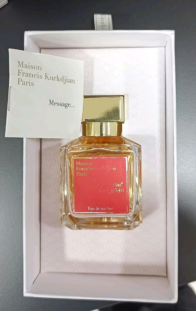 Francis Kurkdijan baccarat rogue540 parfüm - 2