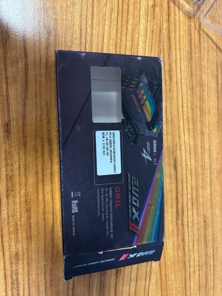 Geil Evo X II RGB 3600Mhz 16GB (2x8GB) DDR4 Ram Bellek - 3