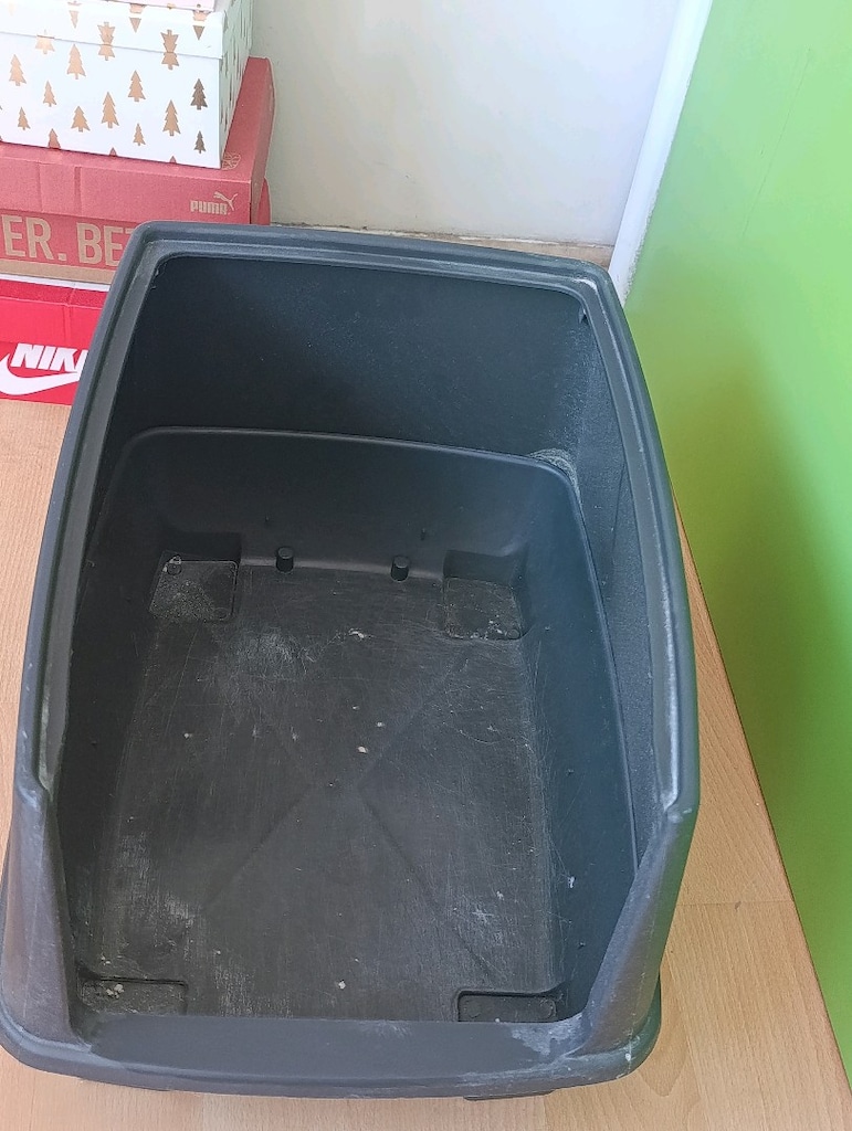 siyah açık kedi tuvaleti - 3