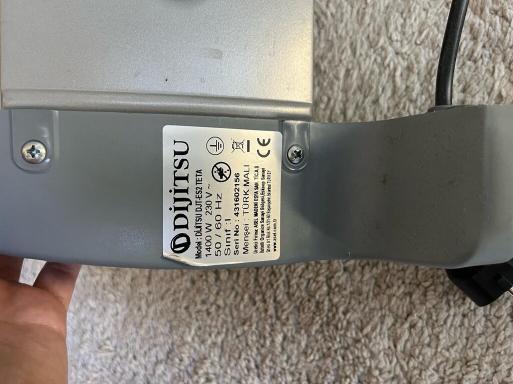Dijitsu Elektrikli Isıtıcı Gri - 5